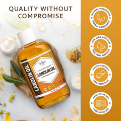 33RD PARALLEL SOAP CO. Lanolin Oil packaging shows clean, resealable container.