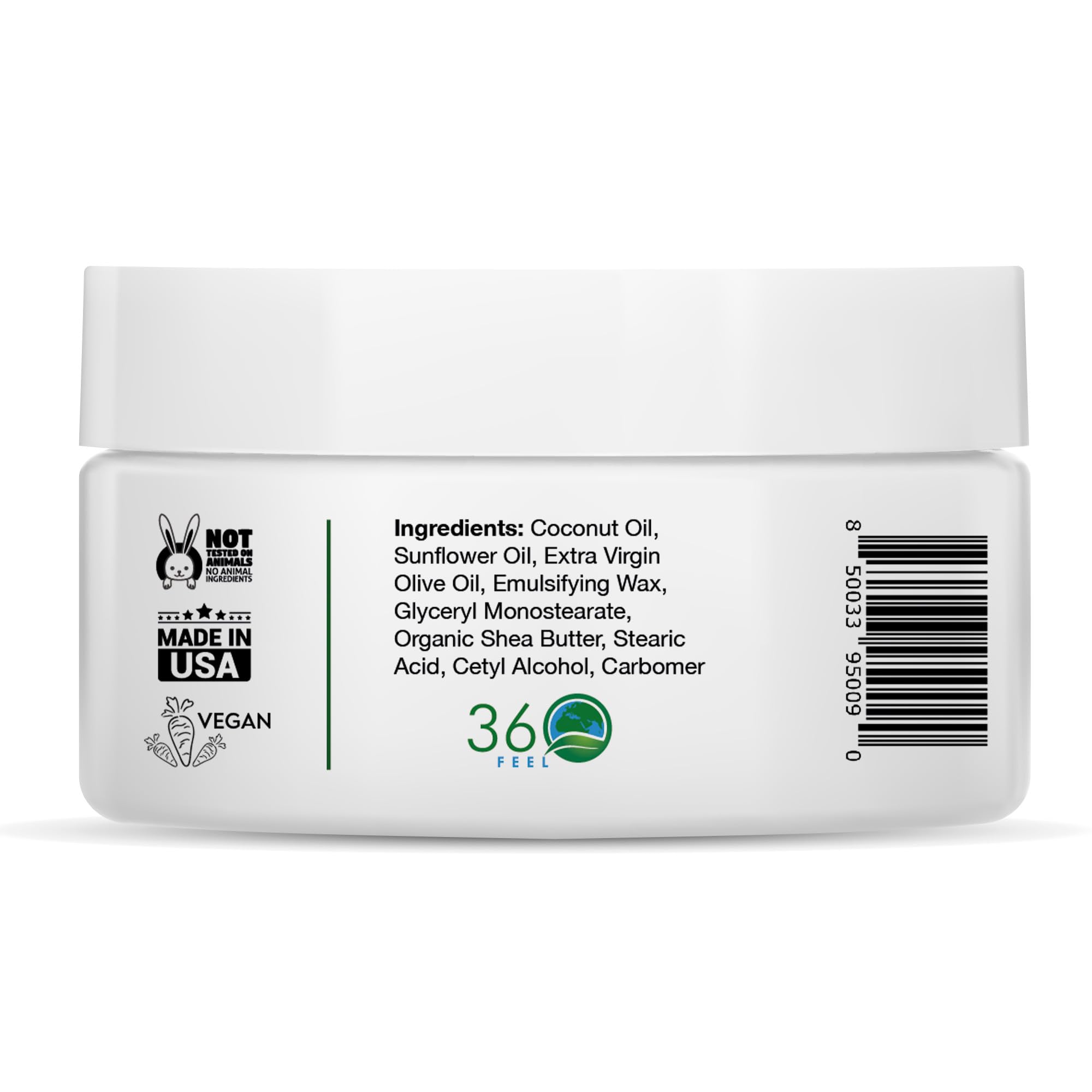 360Feel Wild Passion lotion label view highlights plant-based ingredients and gentle daily care