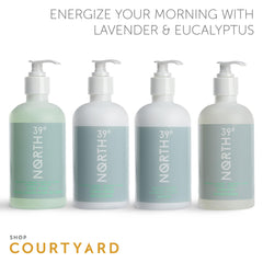39° North conditioner applied during routine leaves hair nourished and fragrant.