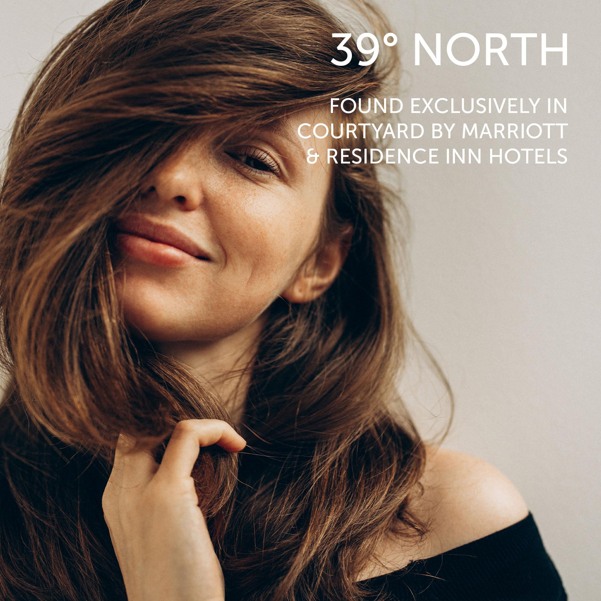 39° North conditioner bottle with spa-inspired scent invites easy, soothing styling at home.