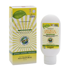 3rd Rock Sunblock bottle front view for on-the-go protection