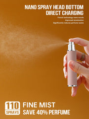 3zorqinron pink leather atomizer bottom-fill adapter close-up for quick refills