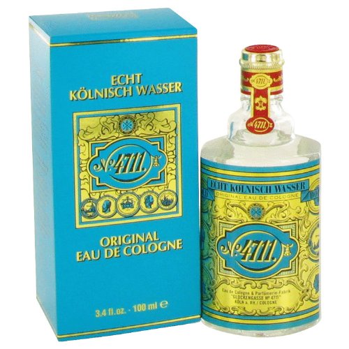 4711 Original Eau de Cologne splash bottle for refreshing unisex scent.