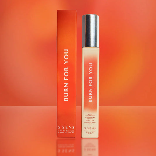 5 SENS Burn For You focuses on clove and cashmere musk for warm sensual notes.