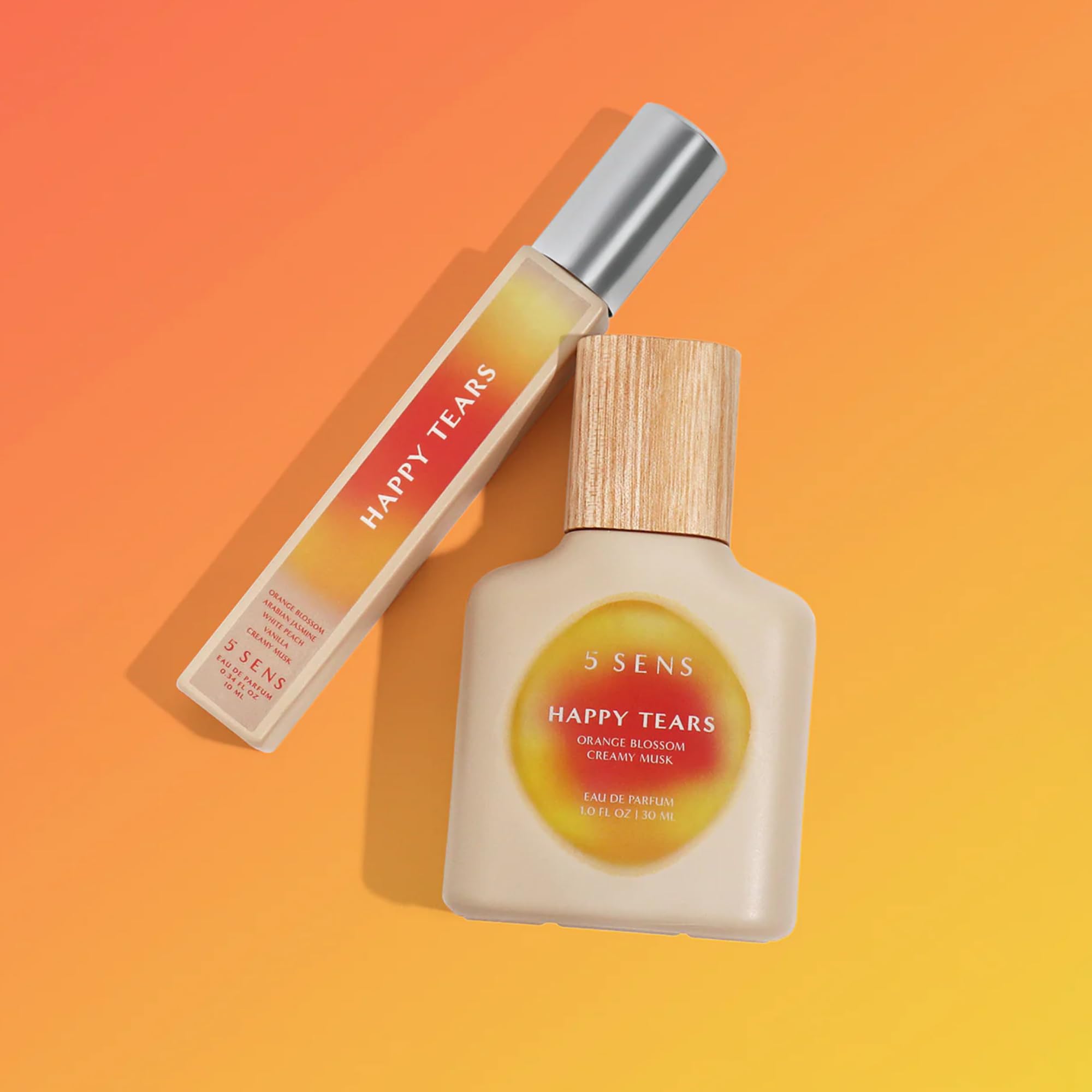 5 SENS Happy Tears travel spray packaging image showing quick celebration touch-ups.