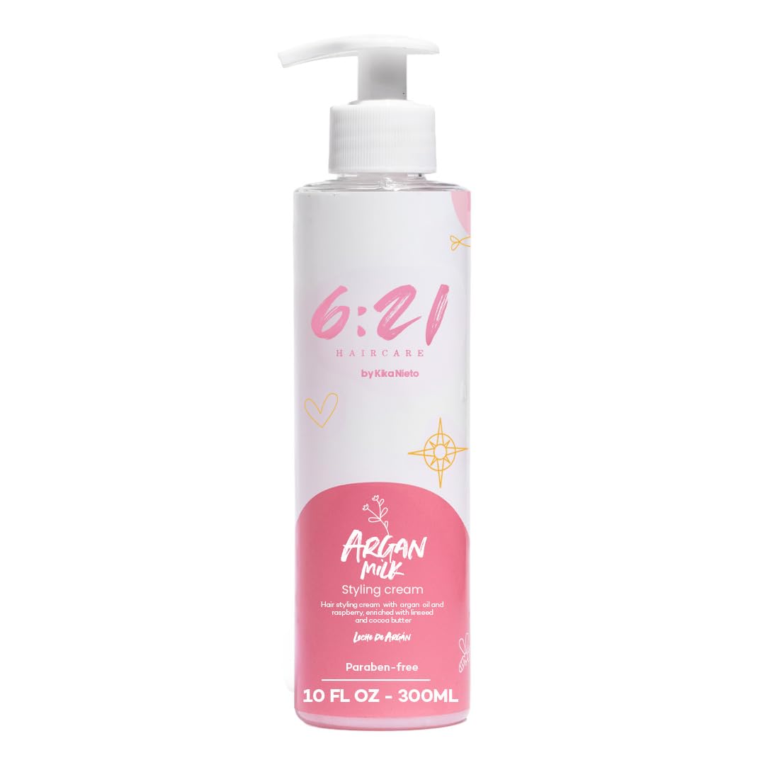 621 Argan Milk Leave-In bottle close-up, nourishment for smoother detangling.