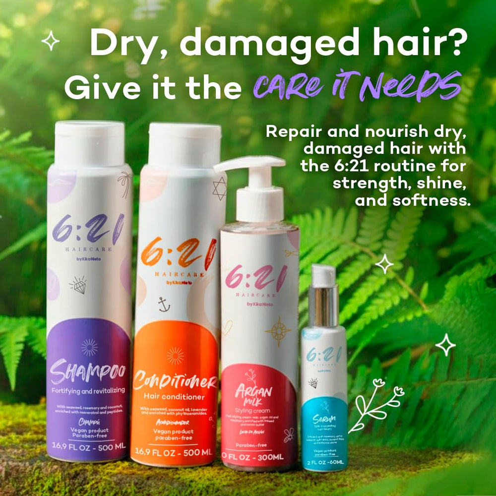 621 Haircare bottle with pump cap—easy, mess-free cleansing experience