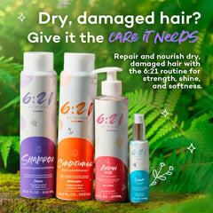 621 Haircare bottle with pump cap—easy, mess-free cleansing experience