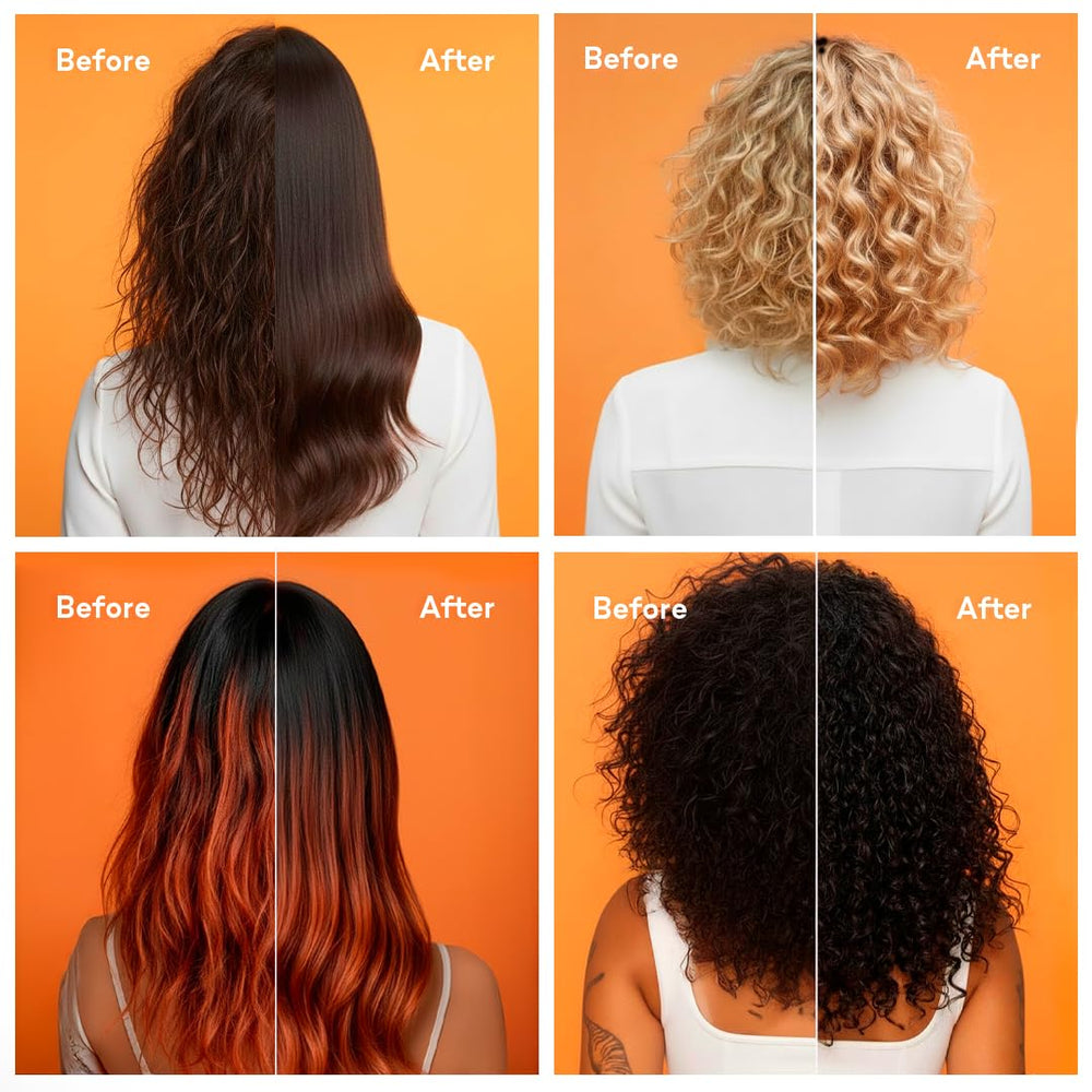 621 Haircare detangled hair swirl showing easy combing and softer lengths.