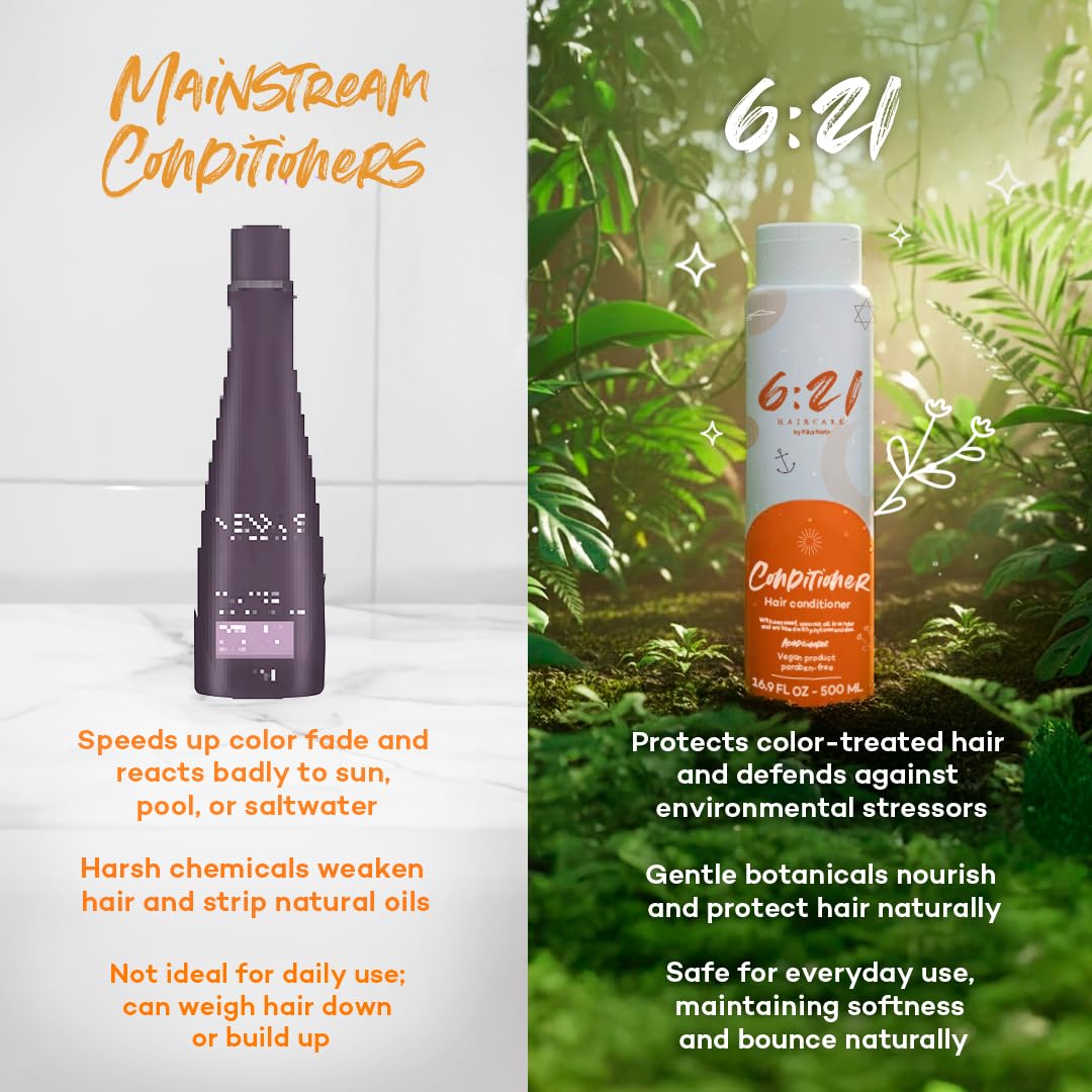 621 Haircare lavender oil drops close-up, light fragrance with daily conditioning.