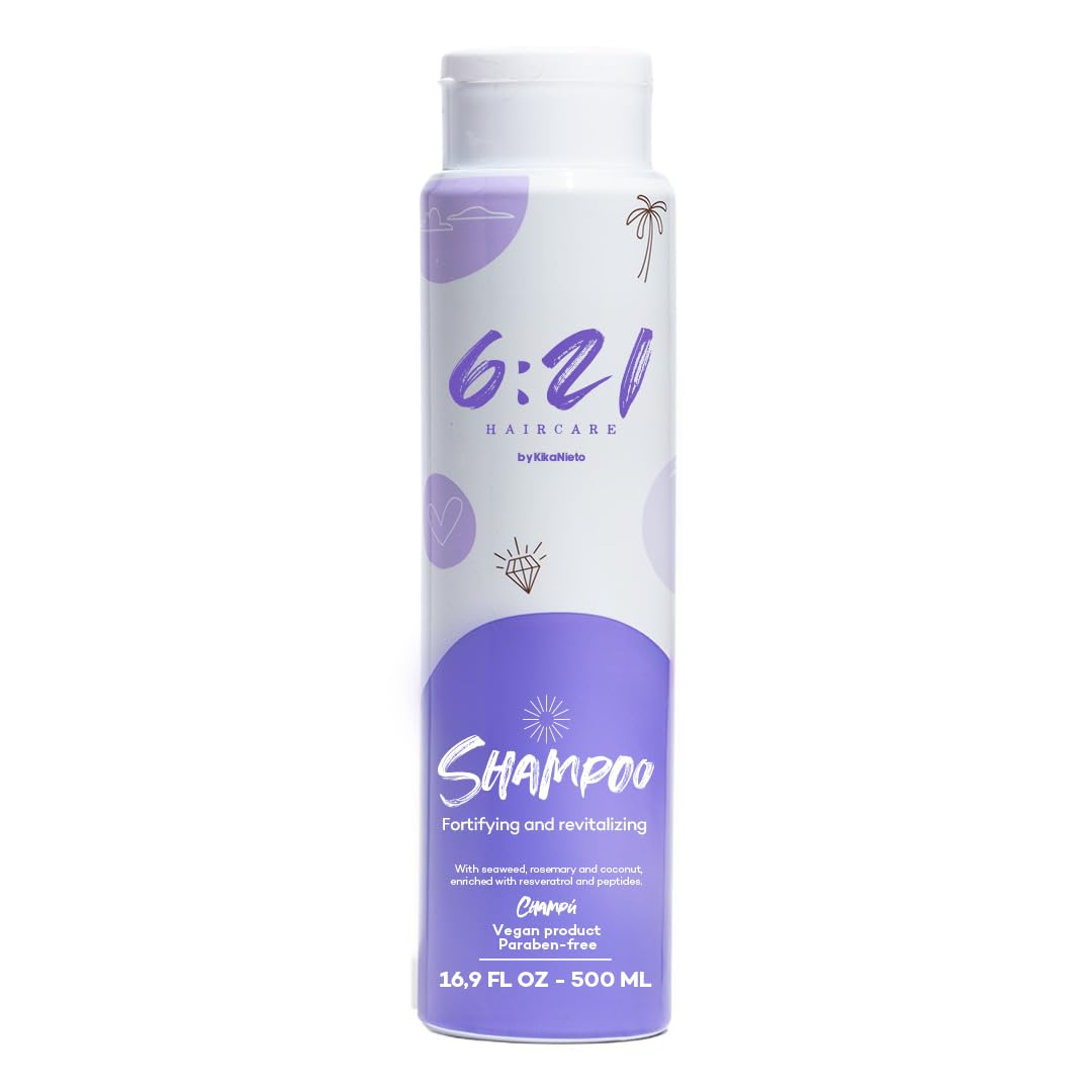 621 Haircare onion rosemary shampoo bottle—sulfate-free cleanse for soft, manageable hair