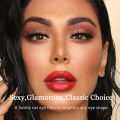 7C SEVENCROWN handmade faux mink lashes, lightweight and comfortable.