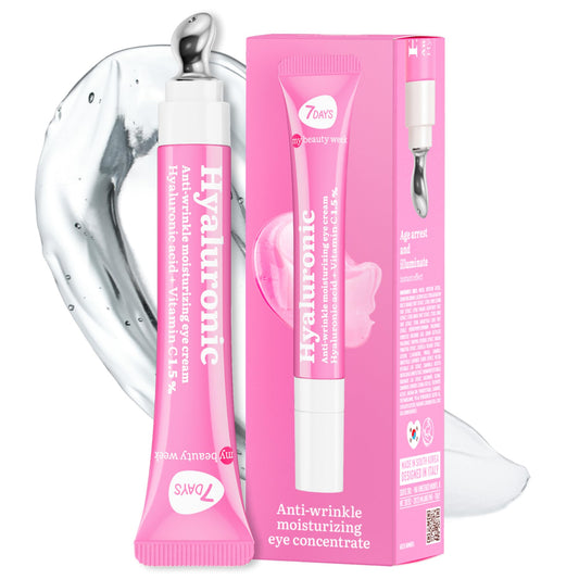 7DAYS eye care cooling massager application for instant soothing and absorption benefits
