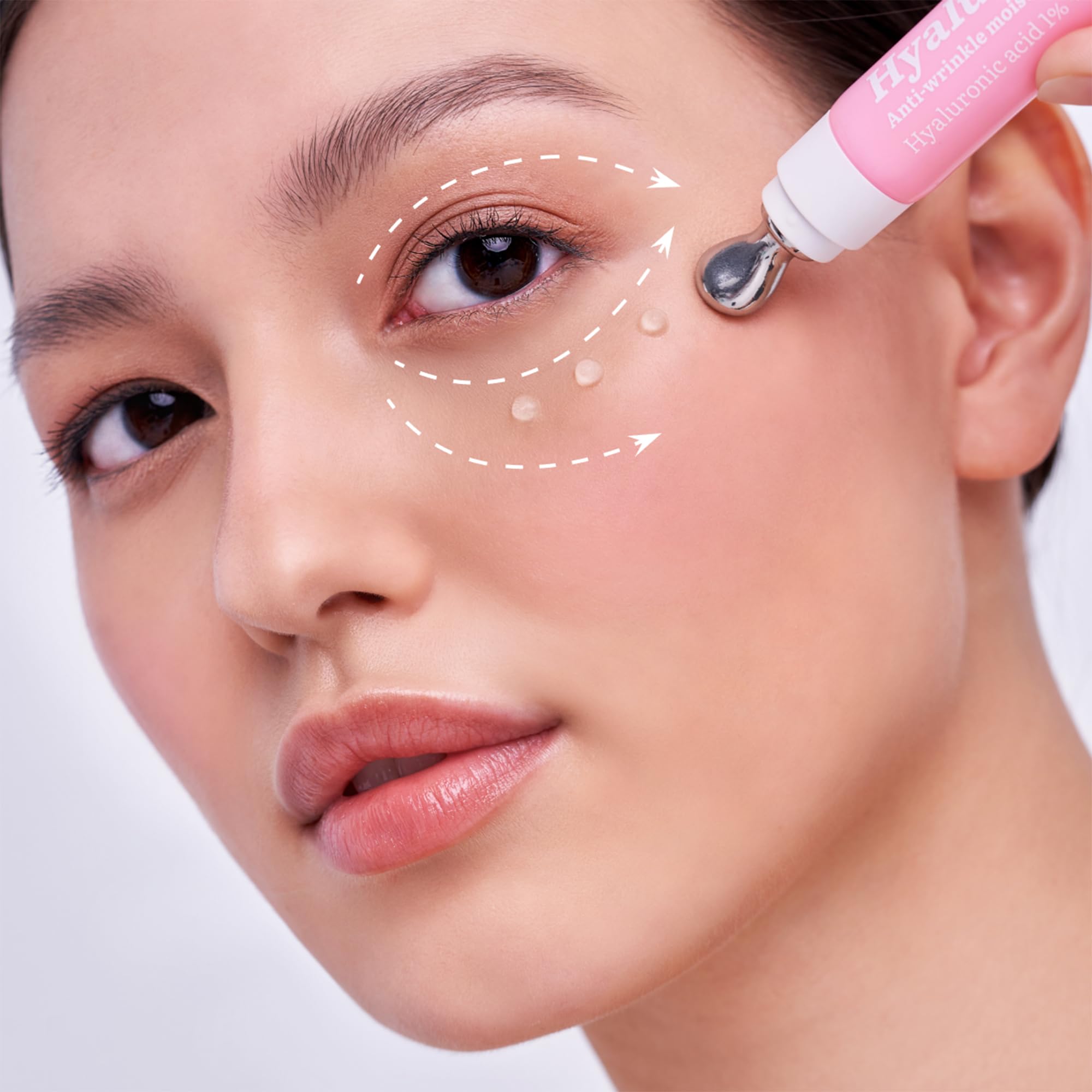 7DAYS hyaluronic acid under-eye cream jar highlighting deep hydration