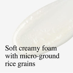 Usage scene illustrating quick daily cleanse with 9 wishes Rice Foaming Cleanser