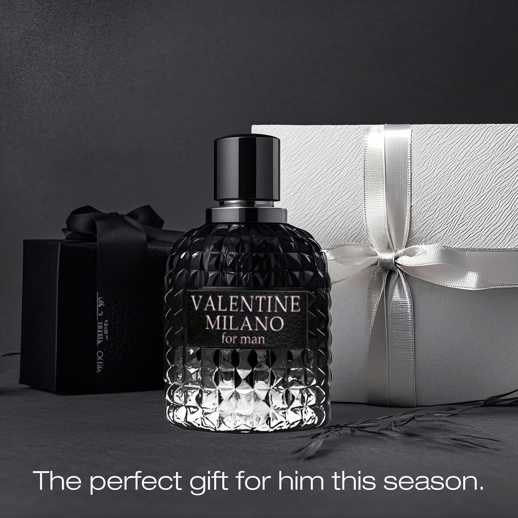 A CENTER bottle-in-box display emphasizes gift-ready presentation