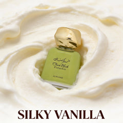 A Center Choco Musk vanilla amber dry-down showing warm, lasting finish.