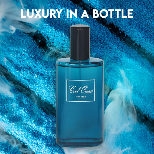 A CENTER Cool Ocean bottle pour demonstrates a lasting scent for meetings