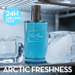 A CENTER Cool Ocean packaging variation conveys affordable luxury