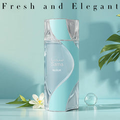 A CENTER Nusuk Sama bottle on a vanity, ideal for daily confidence.