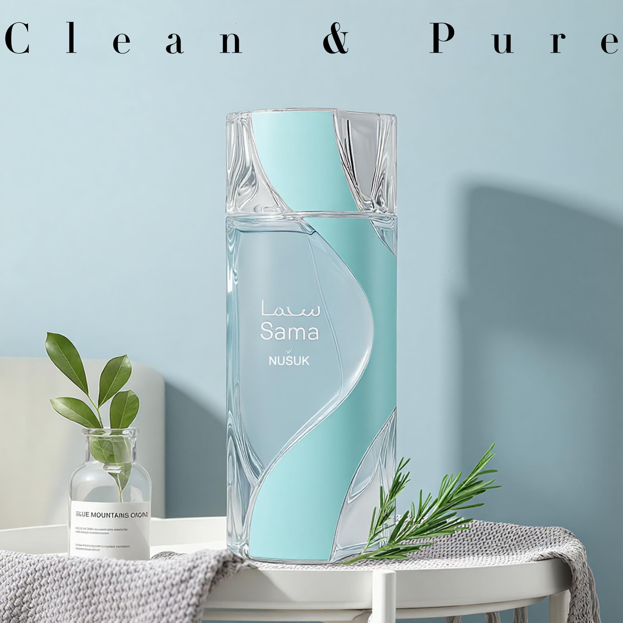 A CENTER Nusuk Sama spray action, delivering a smooth, instant fragrance release.
