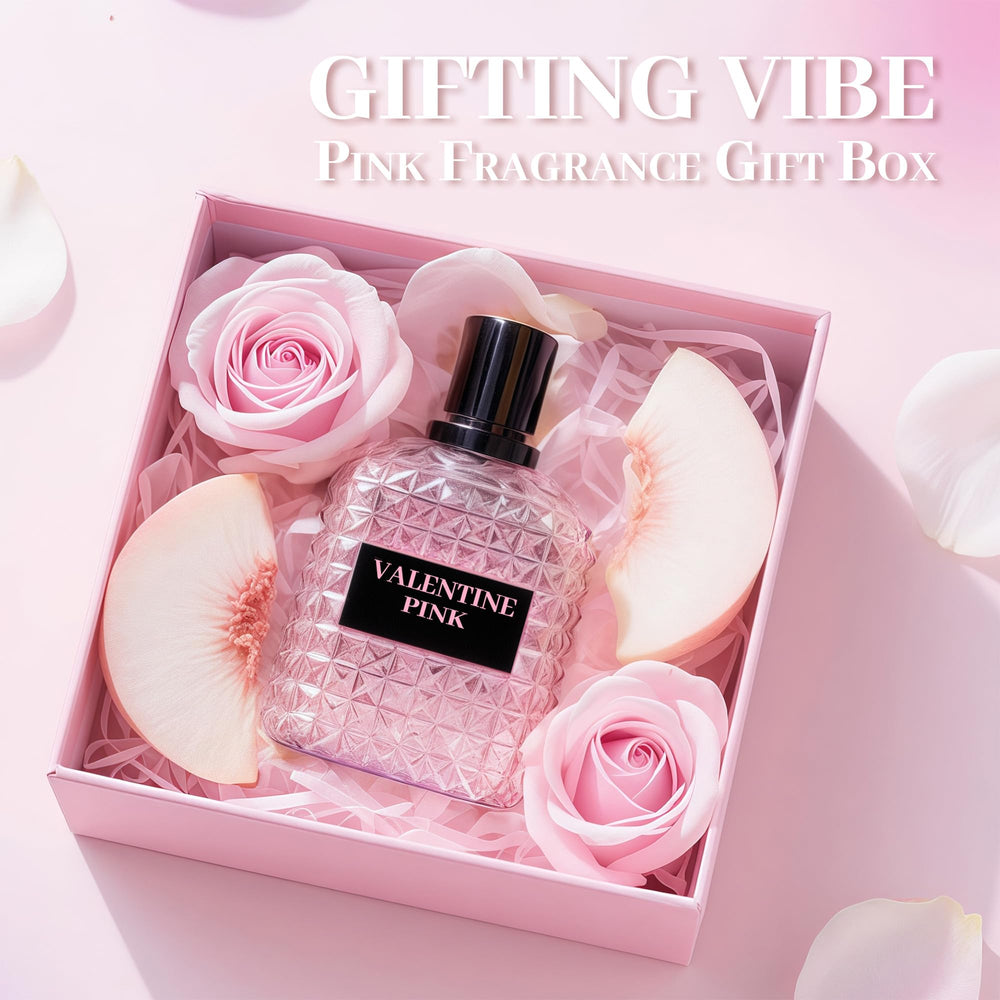 A CENTER Valentine Pink lifestyle shot with pink accents for romantic daytime moments
