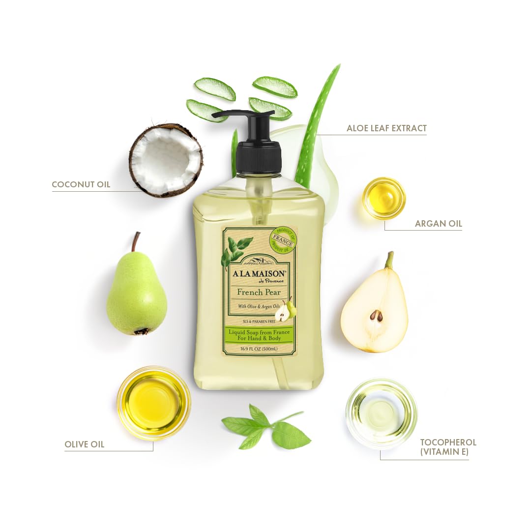 A LA MAISON BPA-free bottle made with 50% recycled plastic