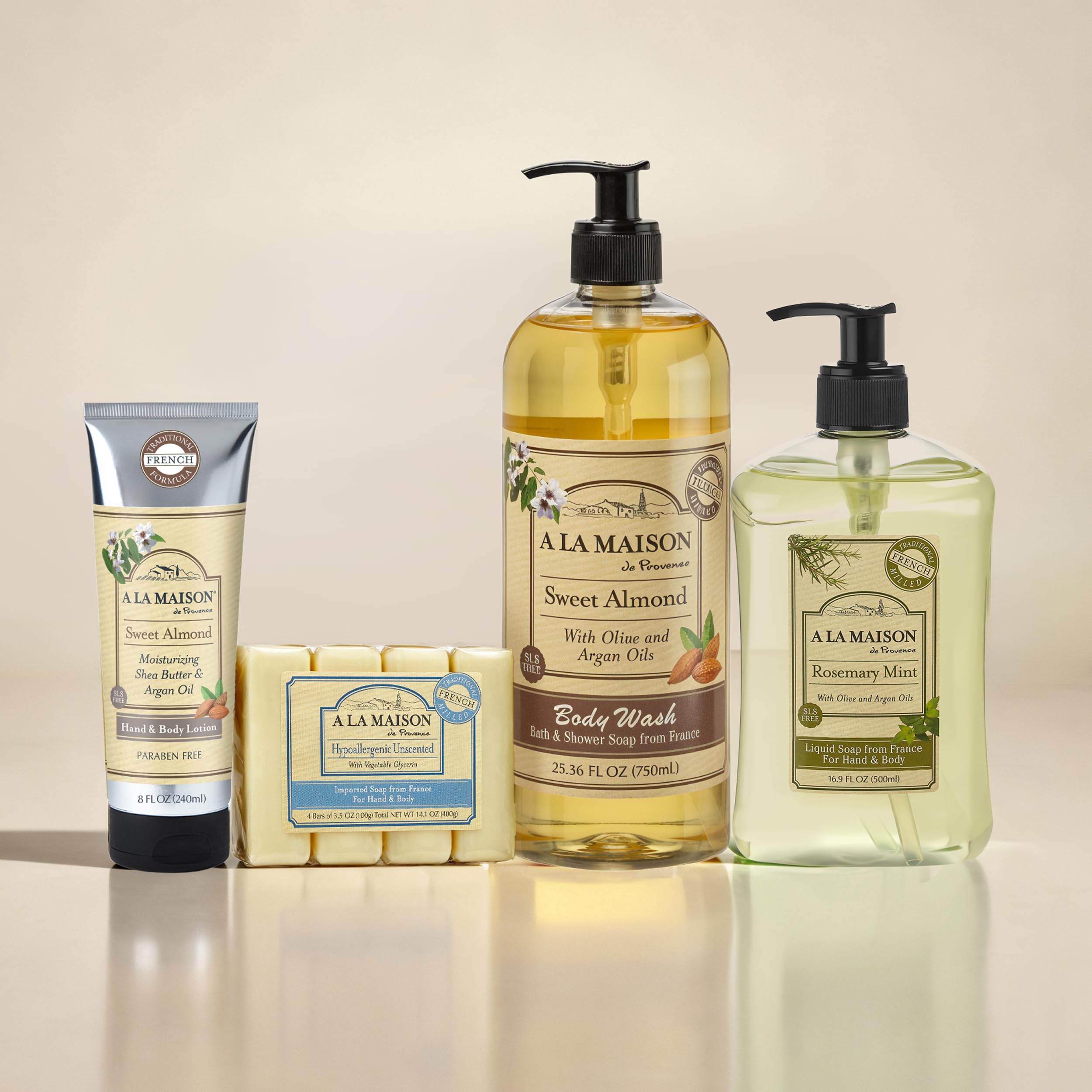 A LA MAISON family-owned craftsmanship inspires daily luxury in hand care.