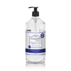 A LA MAISON fragrance-free hand wash pump, gentle for sensitive hands.