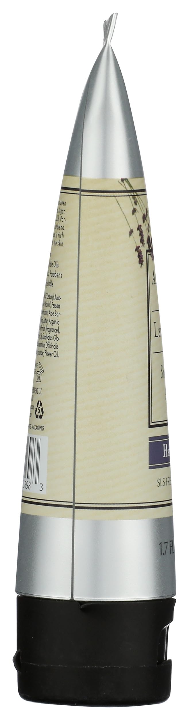 A La Maison Lavender Aloe hand cream ingredients label shows transparency.
