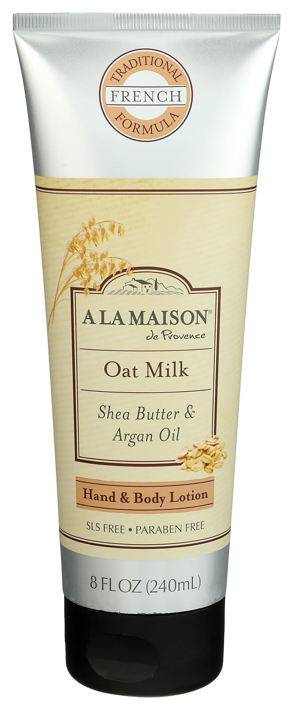 A LA MAISON Oatmilk Body Lotion 8-oz bottle delivering daily hydration
