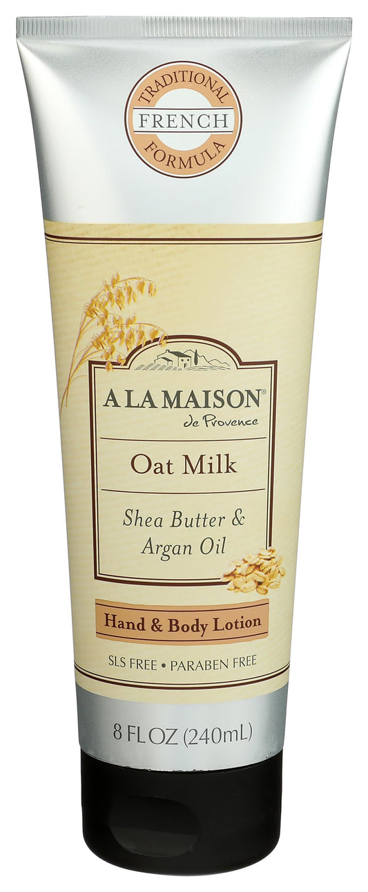 A LA MAISON Oatmilk Body Lotion 8-oz bottle delivering daily hydration