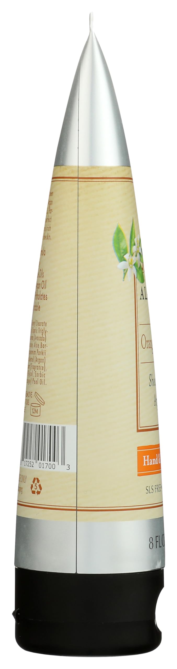 A La Maison orange bergamot lotion pump bottle enables easy, mess-free application.