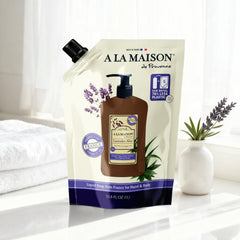 A LA MAISON plant-based oil ingredients support a soft, comfortable hand feel.