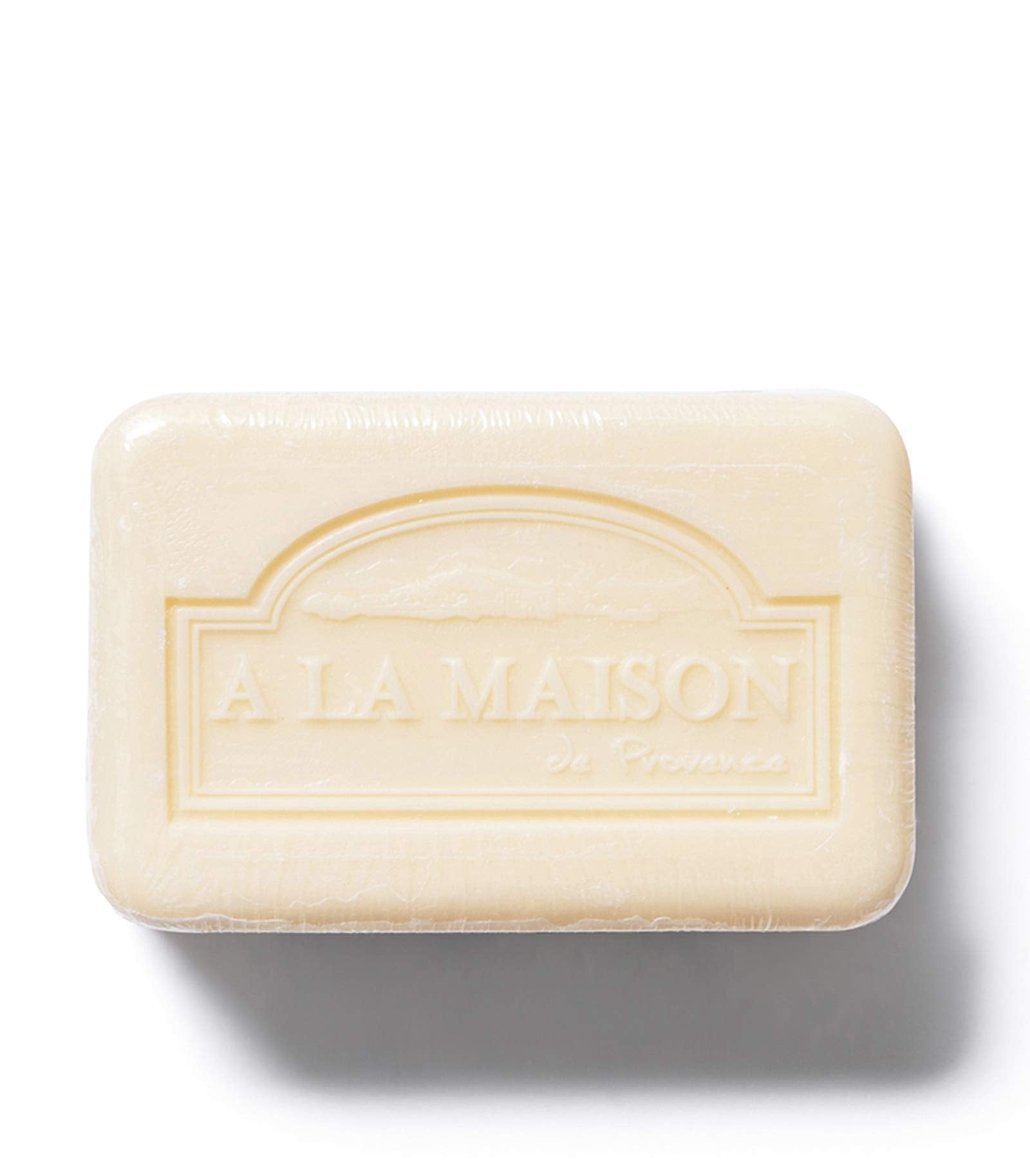 A La Maison Rose Lilac bar soap with nourishing oils featuring shea butter and argan oil.