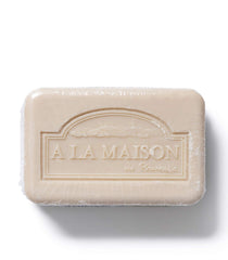 A LA MAISON vegan-cruelty-free-biodegradable-formulas label conveys ethical, gentle cleansing.