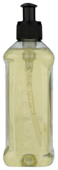 A LA MAISON White Ginger hand wash label with ingredients and vegan claims.