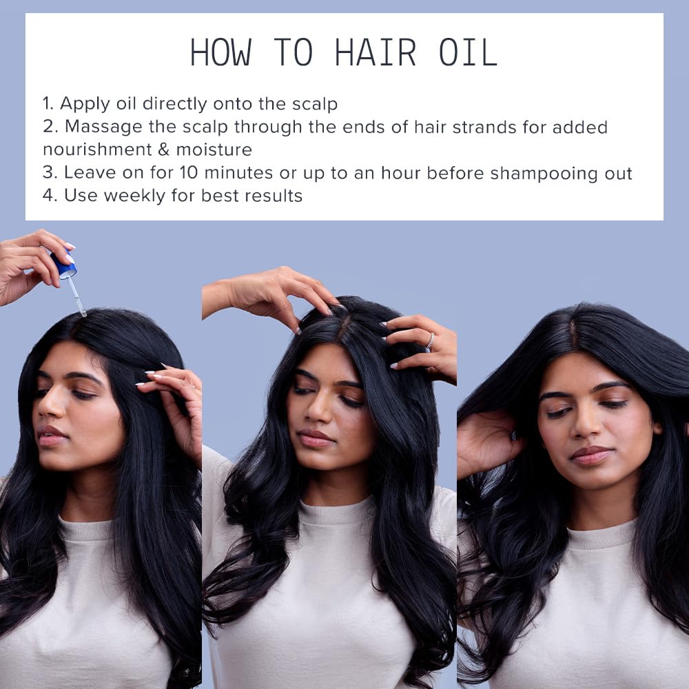 AAVRANI frizz control shine after use on mid-lengths and ends