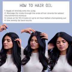 AAVRANI frizz control shine after use on mid-lengths and ends