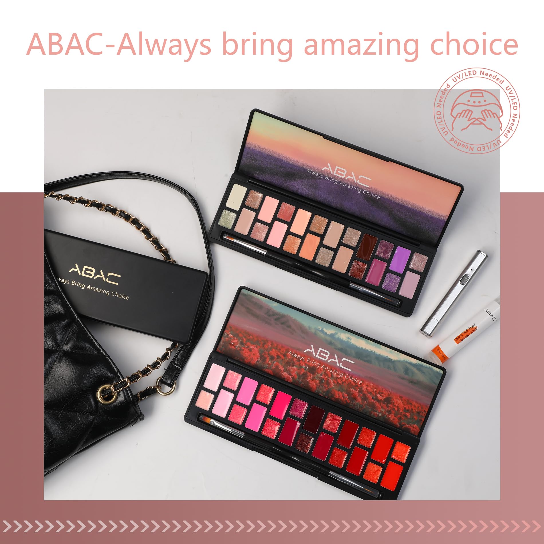 ABAC base/top coat compatibility sold separately for a complete system.