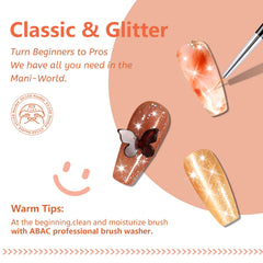 ABAC grey solid gel nail polish offers chic neutral shade