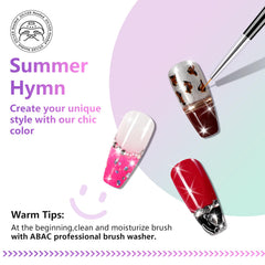 ABAC ombre-art gradient capabilities for seamless color blends