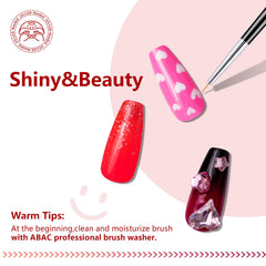 ABAC Pat Paint stamping and ombre techniques on a compact palette