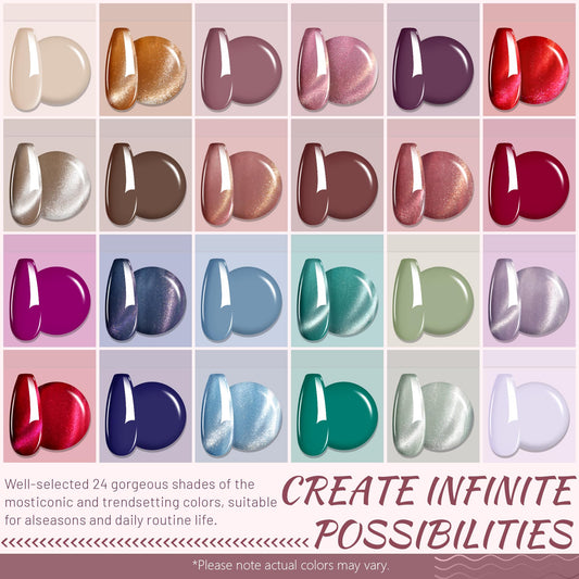 ABAC pro brush attached to palette enables precise application.