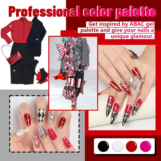 ABAC double-head pro brush enables versatile nail art.