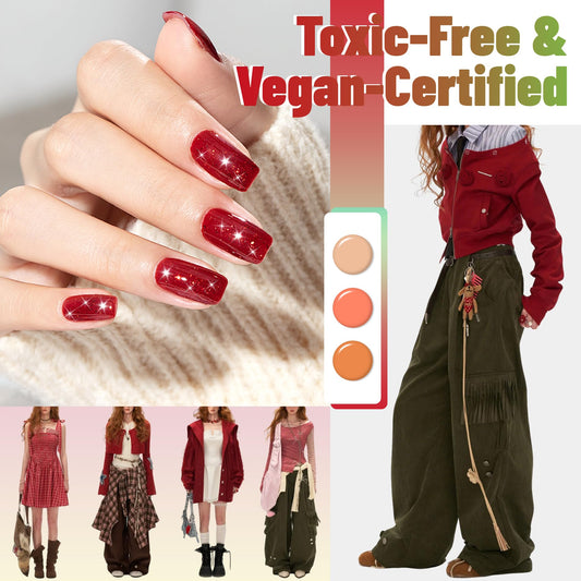 ABAC sponge-pat-paint ombre gel supports soft gradients with minimal mess.