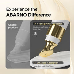 Abarno Hyaluronic moisture-boosting formula hydrates the under-eye area