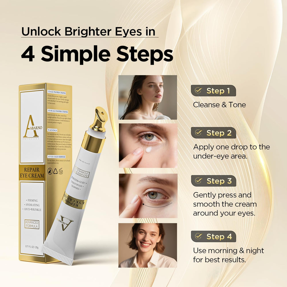 Abarno Retinol eye cream targets crow's feet for smoothing