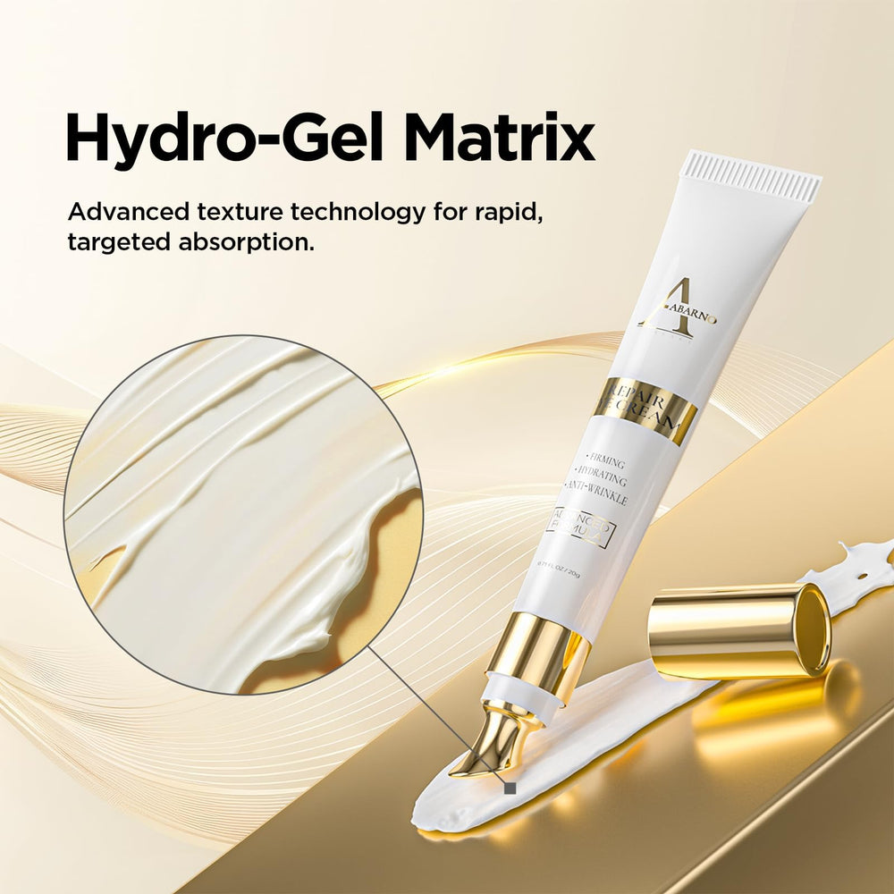 Abarno Retinol Eye Cream smooths fine lines around the eyes