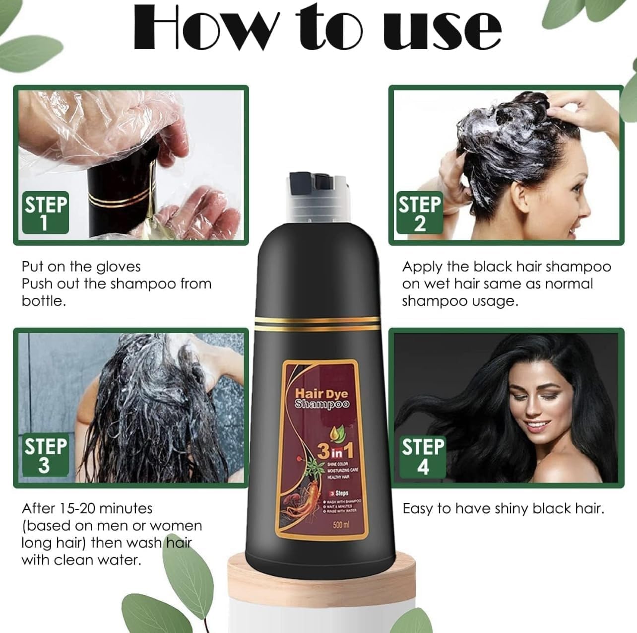 ABBASI & CO chestnut brown shade on hair for natural, refreshed look